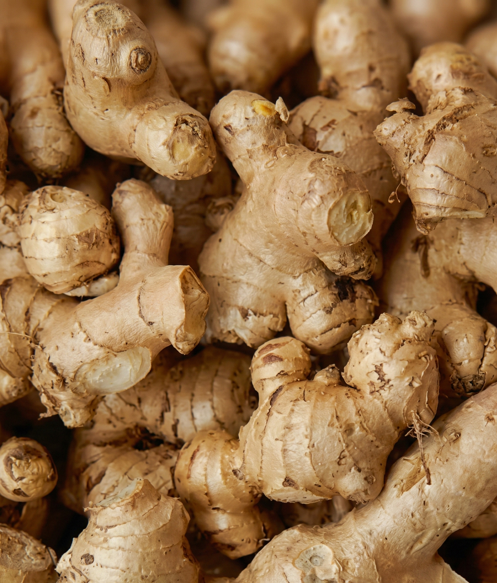 Fresh Vietnamese ginger roots ready for export